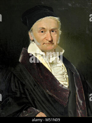 Carl Friedrich Gauß, Johann Carl Friedrich Gauß (1777 - 1855), deutscher Mathematiker Stockfoto