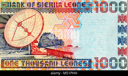 Sierra Leone 1000 Leone Bank Note Stockfoto