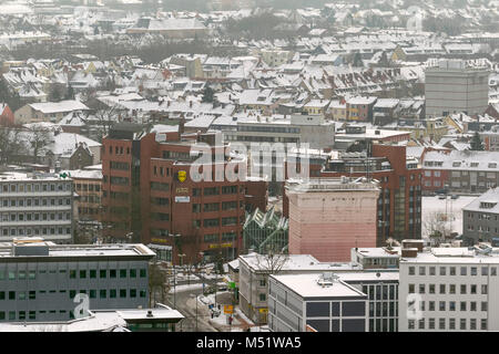 Luftaufnahme, Bunker, Hamm, Ruhrgebiet, Nordrhein-Westfalen, Deutschland, Europa, Hamm, Ruhrgebiet, Nordrhein-Westfalen, Deutschland, Europa, Luftaufnahme, Stockfoto