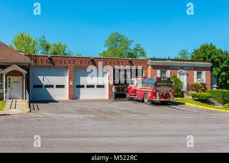 New Paltz Feuerwehr in Upstate New York, USA Stockfoto