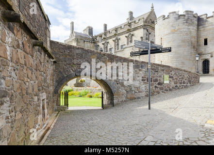 Stirling Castle Schottland im Sommer Stockfoto