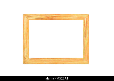 Einfache Holz- Bilderrahmen Stockfoto