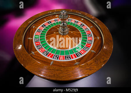 Roulette Casino Fortune Nahaufnahme Stockfoto