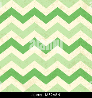 Dekorative vintage Chevron nahtlose Muster mit grünen Linien. Design für den St. Patrick's Day. Stockfoto