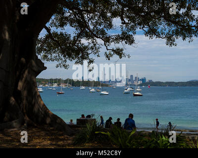 Blick auf den Hafen von Sydney Watsons Bay, New South Wales, Australien Stockfoto