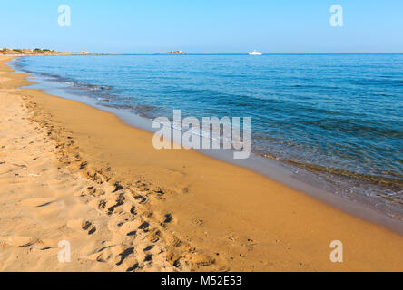 Isola delle Correnti Capo Passero Strand Stockfoto