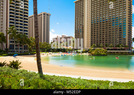 Honululu Hawaii oahu Waikiki Beach Stockfoto