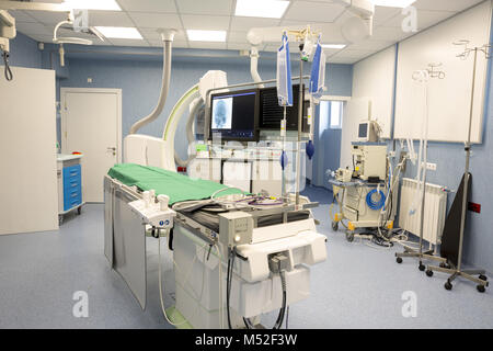 Neurochirurgie Zimmer in einem Krankenhaus Stockfoto