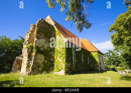 Kirche in Gusow, Gusow-Platkow, Brandenburg, Deutschland Stockfoto