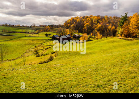 Jenne Farm Lesen, Vermont, USA Stockfoto