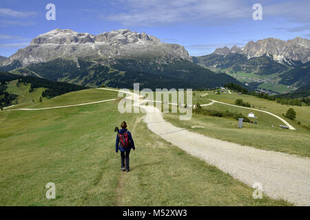 Dolomiten, Südtirol; Italien; Sella Gruppe; Puez Gruppe Stockfoto