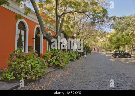Colonia del Sacramento, Uruguay, Street View Stockfoto