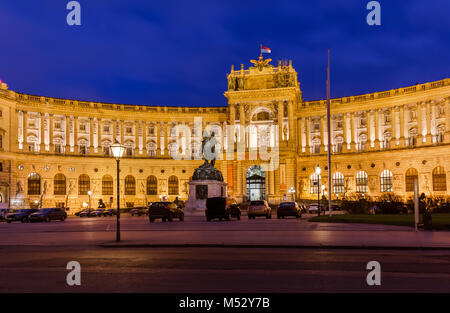 Hofburg in Wien Österreich Stockfoto
