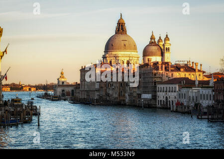 Blick auf Santa Maria della Salute Stockfoto