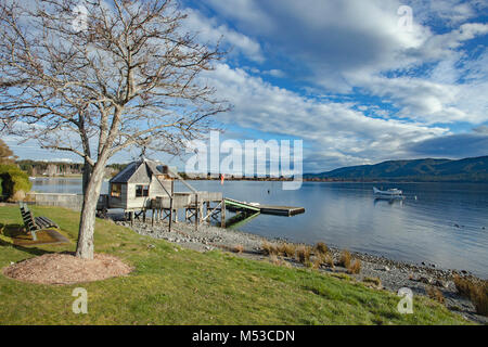 Landschaftlich schöne des Lake Te Anau Fiordland National Park southland Neuseeland Stockfoto