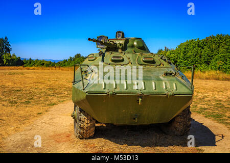 McMinnville, Oregon - 21. August 2017: Tank auf Ausstellung im Evergreen Aviation & Space Museum. Stockfoto