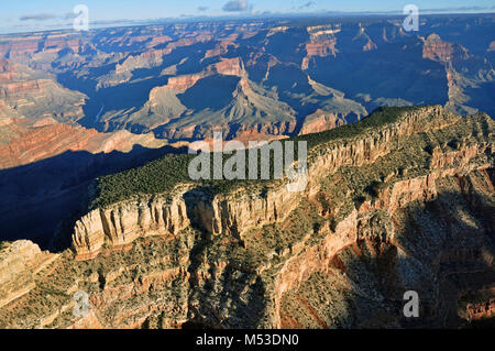 Grand Canyn DEIS Antenne Pht Diana Tempel.. Dieses Foto ist eine Ansicht aus einem der Routen in der National Park Service (NPS) bevorzugte Alternative Stockfoto