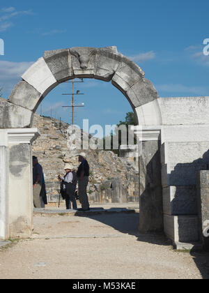 Philippi, Ruinen der antiken Stadt, Griechenland Stockfoto