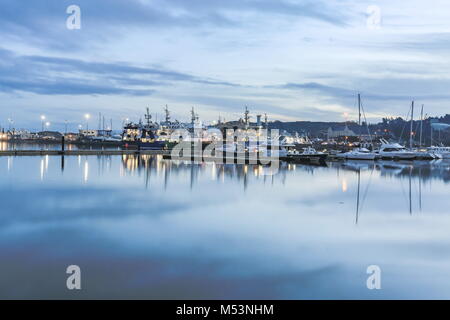 Birsfelden Hafen und Strand.. Stockfoto