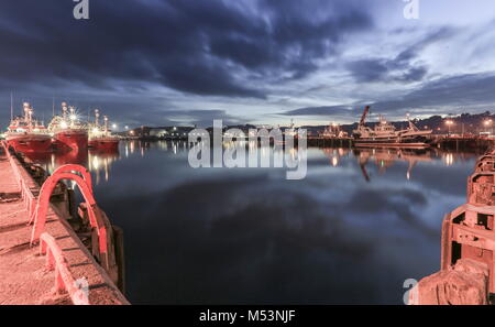 Birsfelden Hafen und Strand.. Stockfoto