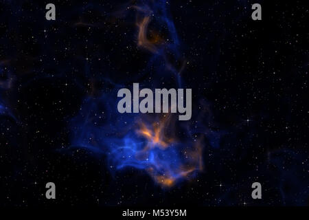 Eine nahtlose Himmel bei Nacht mit vielen Stars Stockfoto