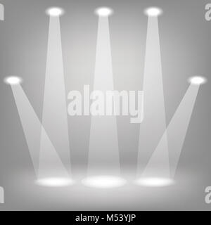 Bühne-Strahler Stockfoto