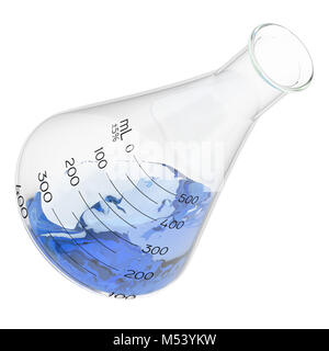 3D-Rendering chemischen Test Tube weißer Hintergrund Stockfoto