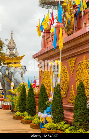 Religiöse Skulptur im goldenen Dreieck von Chiang Mai Thailand Stockfoto