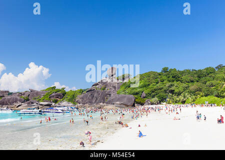 Oder Ko Similan Insel Nr. 8, Mu Ko Similan Nationalpark, Provinz Phang Nga, Thailand Stockfoto