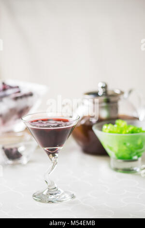 Von Johannisbeere Cocktail Stockfoto