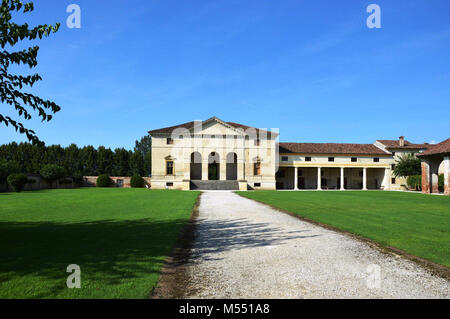 Villa Saraceno, von Andrea Palladio entworfen, Italien Stockfoto