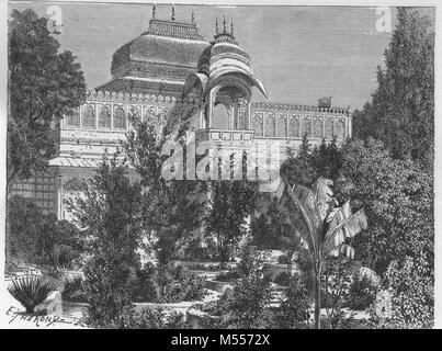 Indien. Jagnivas Insel Udaipur (Lake Palace Hotel) 1878 Stockfoto