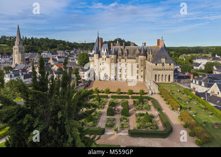 Langeais Schloss an der Loire - Frankreich Stockfoto