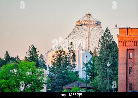 Szenen um spokane Washington Downtown Stockfoto