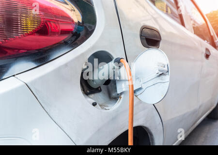 Ladestation für Elektroautos Stockfoto