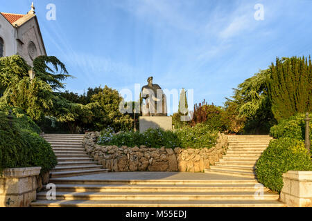 Petar Krešimir IV., dem großen kroatischen König, Statue, Sibenik, Kroatien Stockfoto