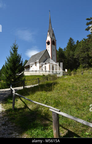 Kirche Sankt Jakob, Dolomiten, Südtirol; Italien; Stockfoto