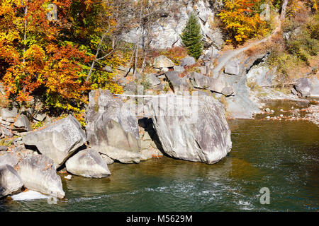 Prut, Jaremtsche, Ukraine. Stockfoto