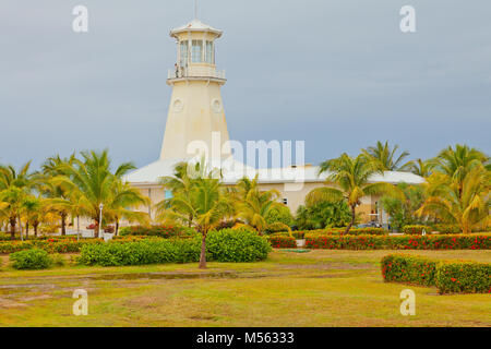 Leuchtturm am Strand von Varadero, Kuba Stockfoto