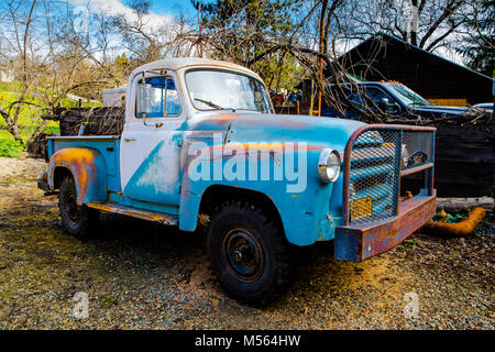 Alte Lkw, Kalifornien, USA. Stockfoto