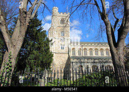 All Saints Church in Fulham, Bischöfe Park, Stadtteil Hammersmith und Fulham, London, UK Stockfoto