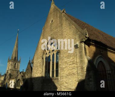 Die Kirche des Hl. Johannes des Täufers, Frome, Somerset. Stockfoto