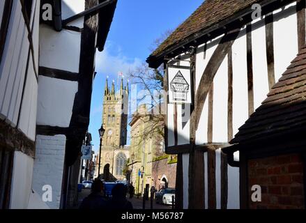 Thomas Oken Kaffee Zimmer die Castle Street warwick UK Stockfoto