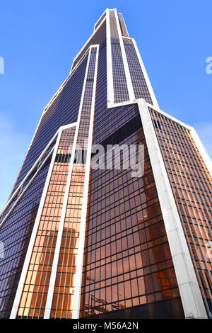 Mercury City Tower, 338,8 Meter hohe Wolkenkratzer in Moskau und eines der höchsten Gebäude in Europa Stockfoto