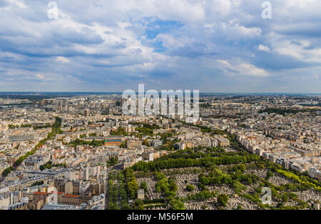 Friedhof Montparnasse in Paris Frankreich Stockfoto