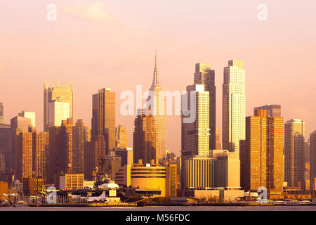 Die Skyline von Midtown Manhattan, New York City, NY, USA Stockfoto