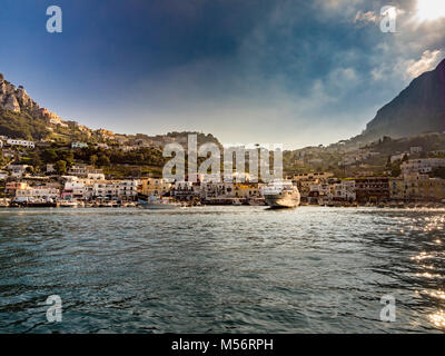 Marina Grande, Capri, Italien. Stockfoto