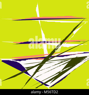 Designs mit mehreren Farben in retro Designs Stockfoto