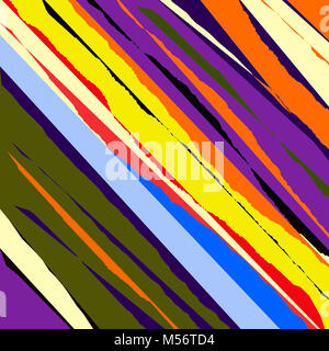 Designs mit mehreren Farben in retro Designs Stockfoto