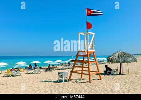 Playas del Este Strand Santa Maria del Mar, Habana del Este/östlich von Havanna, Kuba, Karibik Stockfoto